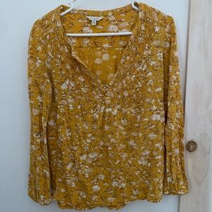 Lucky Brand Floral Blouse Sz. M